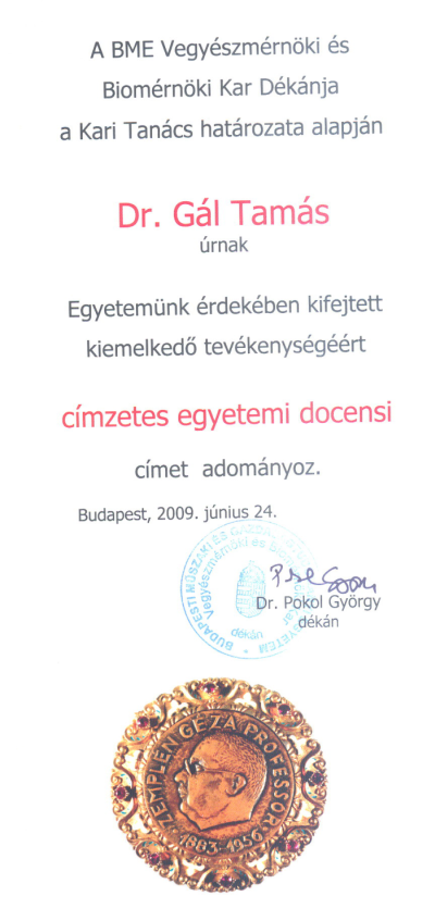 Címzetes egyetemi docensi cím