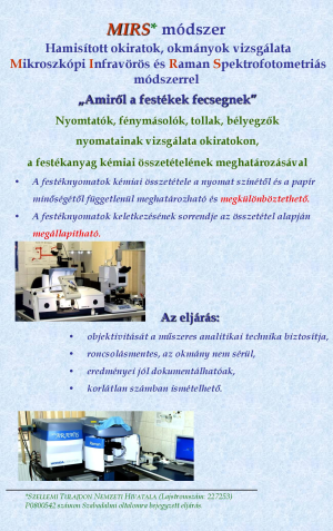 A MIRS technika ismertetője 1